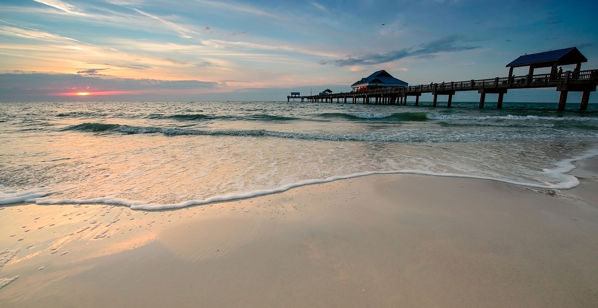 Sunset On Clearwater Beach