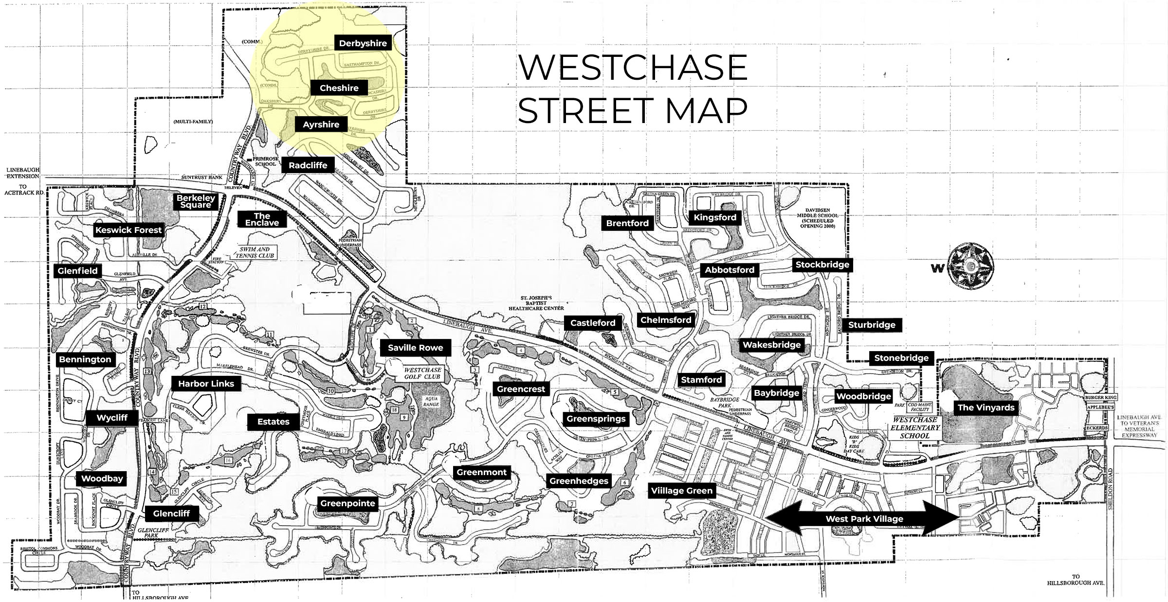 Map of The Shires Westchase