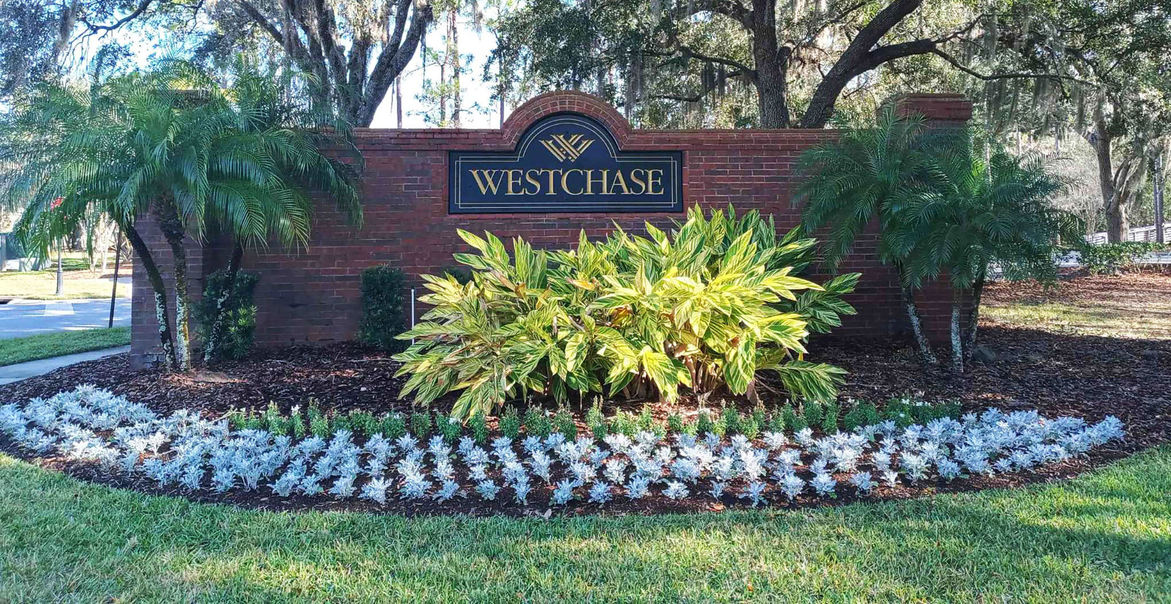 WCA Harbor Links Westchase FL Mailbox Numbers and Logo The Greens